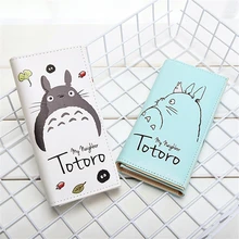 Новинка, модные женские кошельки из искусственной кожи с рисунком из мультфильма Мой сосед Тоторо, прекрасная монета с карманом, женский длинный клатч, держатель для карт, кошелек
