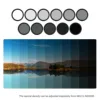 40.5 43 46 49 52 55 58 62 67 72 77 82mm ND Lens Filter ND2 to ND2000 Variable Adjustable Neutral Density Lens With Filter Case 2