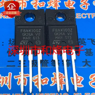 

Оригинальные новые 5 шт./F8NK100Z STF8NK100Z TO-220F 1000 В 6.5A