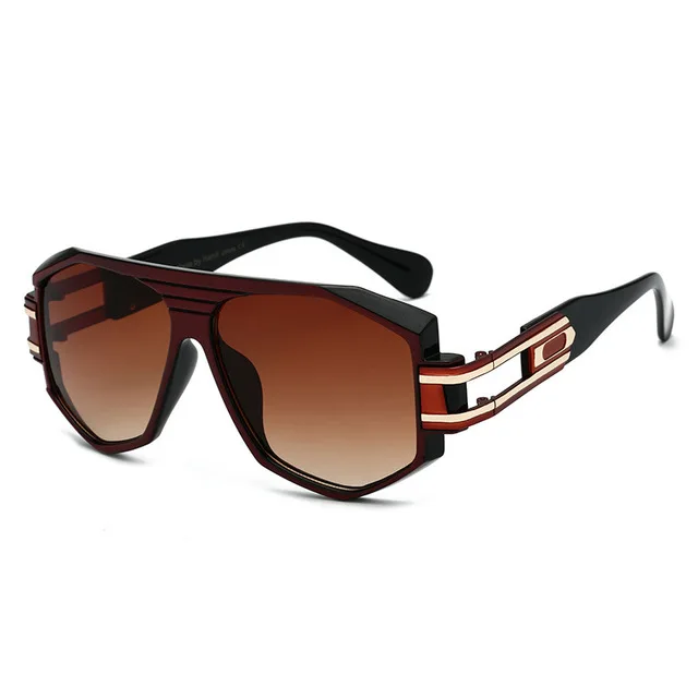 DPZ ретро солнцезащитные очки для женщин Большая оправа Мужские квадратные брендовые дизайнерские спортивные винтажные мужские солнцезащитные очки UV400 Gafas Oculos - Цвет линз: 58223 C3