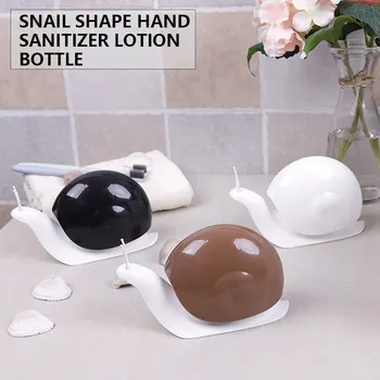

Portable Cartoon Shower Shampoo Dispensing Bottles Bathroom Accessories Snail Shape Liquid Soap Dispensers Press