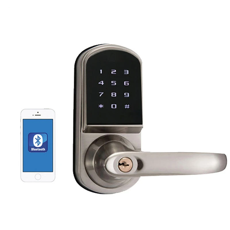 

Electronic Door Lock 3-in-1 Password Keyhole Digital Touch Screen Keypad Left Right Lever Reversible Handle Keyless Smart Lock