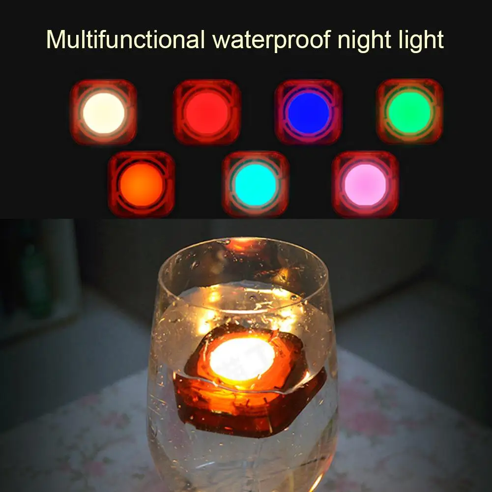 

3 Colors New LED Night Light USB Charging Waterproof Anti-fall LED Warning Lamp High Waterproof Grade For Bedside Wardrobe