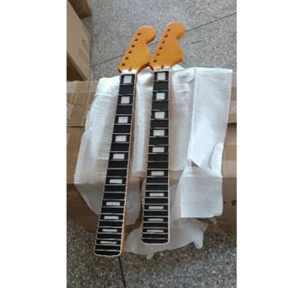 Гриф для электрогитары с 24 ладами гриф из палисандра Кленовая ручка запчасти