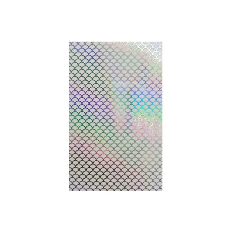 Fishing Lure Stickers 10pcs/lot 10X10cm Laser Fish Scale/Honeycomb Transparent Hologram Sticker Fishing Lure Accessories