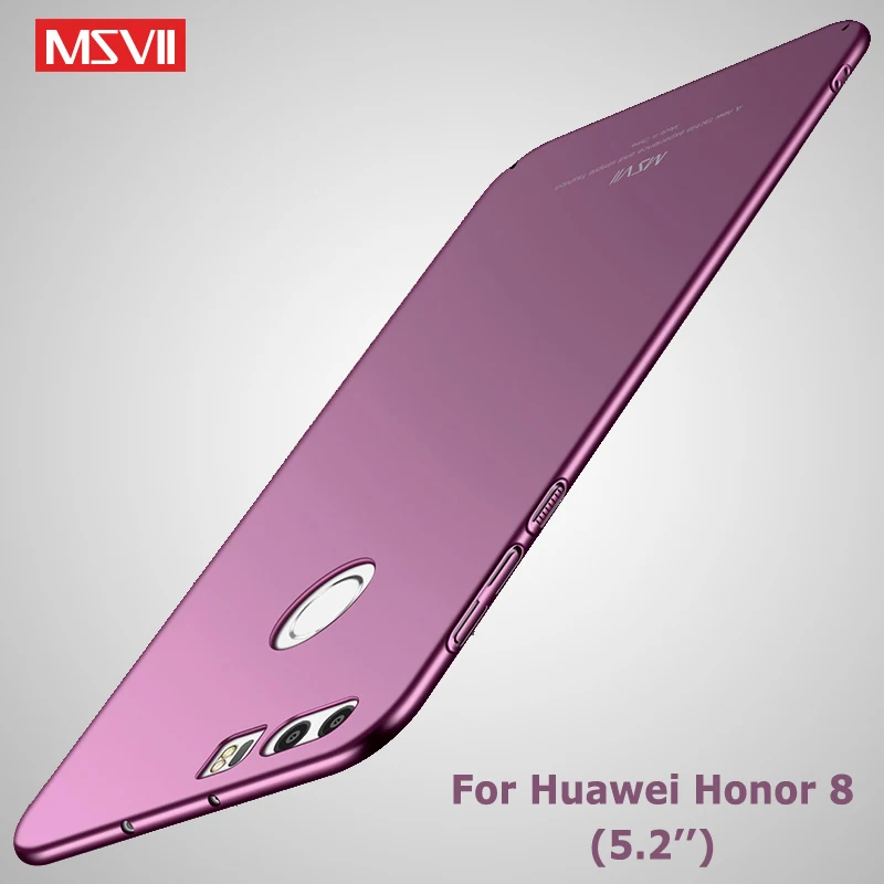 Чехол для Honor 8 Msvii тонкий матовый чехол Huawei Lite Honor8 Pro Жесткий 8X 8A 8C Max чехлы|honor 8|cover