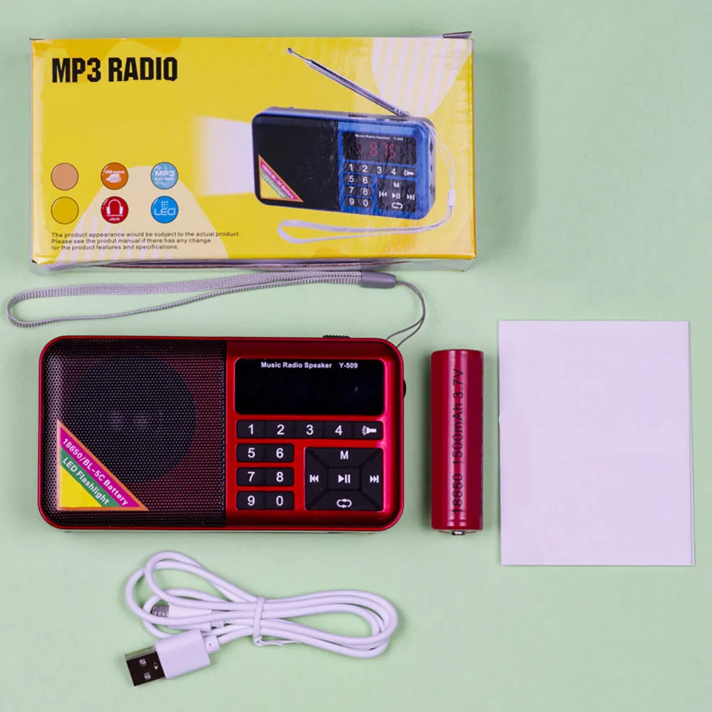 Портативное радио Для Elder Многофункциональный медиадинамик MP3 музыкальный плеер VH99