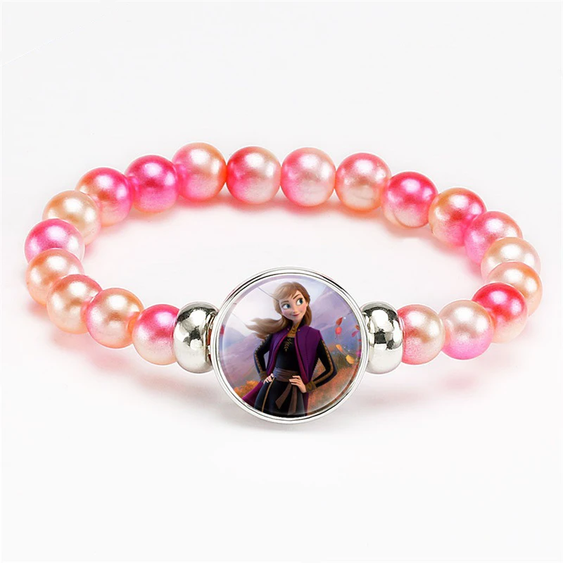 y-Bracelet-1pcs День рождения маленький подарок мультфильма «Холодное сердце вечерние кристаллый акриловый перстни Детский костюм для вечеринок для девочек, для дня рождения, стаканчики для вечеринки, подарков вечерние поставки - Цвет: y-Bracelet-1pcs