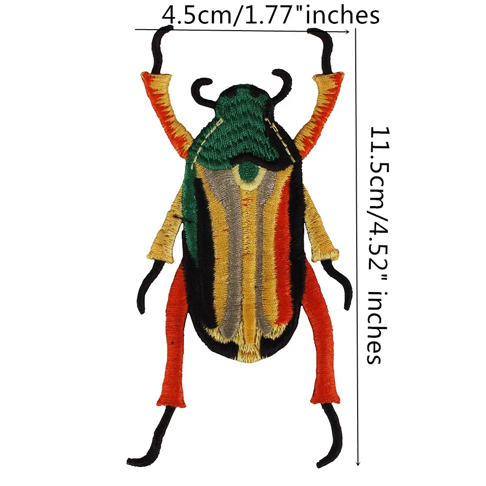 1 комплект/6 шт. Жук Бабочка насекомые вышивка аппликация нашивки шитье для платья футболка украшенная одежда аксессуары TH768-6