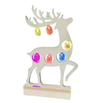 

Wooden Christmas Deer for Home Festival Party Wedding Indoor Outdoor Christmas Decoration Xams Gift