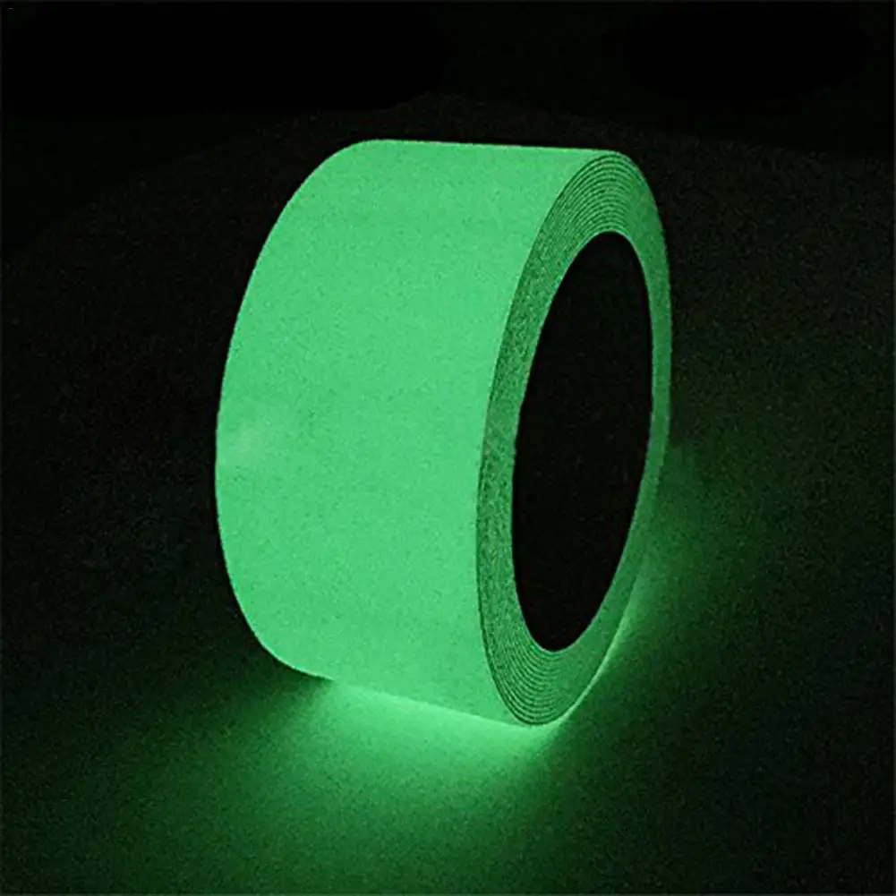 Luminous Tape Stairs Guide Self-illuminating Warning Tape Multifunctional Self-adhesive Tape Home Decor Used On Floors Stair