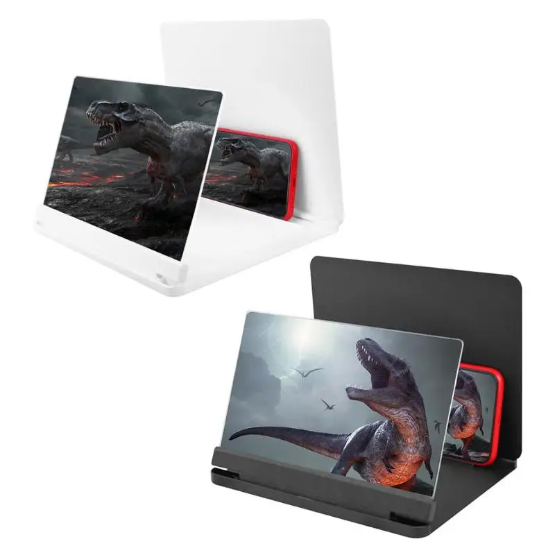 9 inch Mobile Phone Curved Screen Amplifier HD 3D Video Mobile Phone Magnifying Glass Stand Bracket Phone Foldable Holder|Magnifiers| - AliExpress