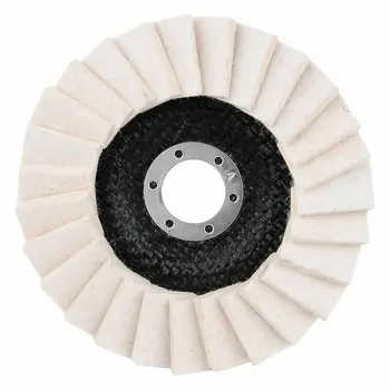 

2020 High Quality 2x125mm Filz Polierscheibe Winkelschleifer Polierfächerscheibe Fächerscheibe Neu