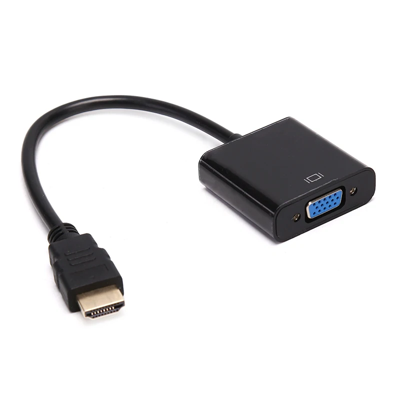 HDMI в VGA кабель конвертер цифровой аналоговый HD 1080P для ПК ноутбука планшета HDMI штекер в VGA Famale конвертер адаптер
