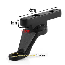 Мотоцикл motowolf зеркало заднего вида вращающийся удлинитель кронштейны Держатели