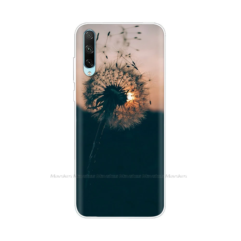 Floral Silicone Soft Phone Case with TPU Bumper