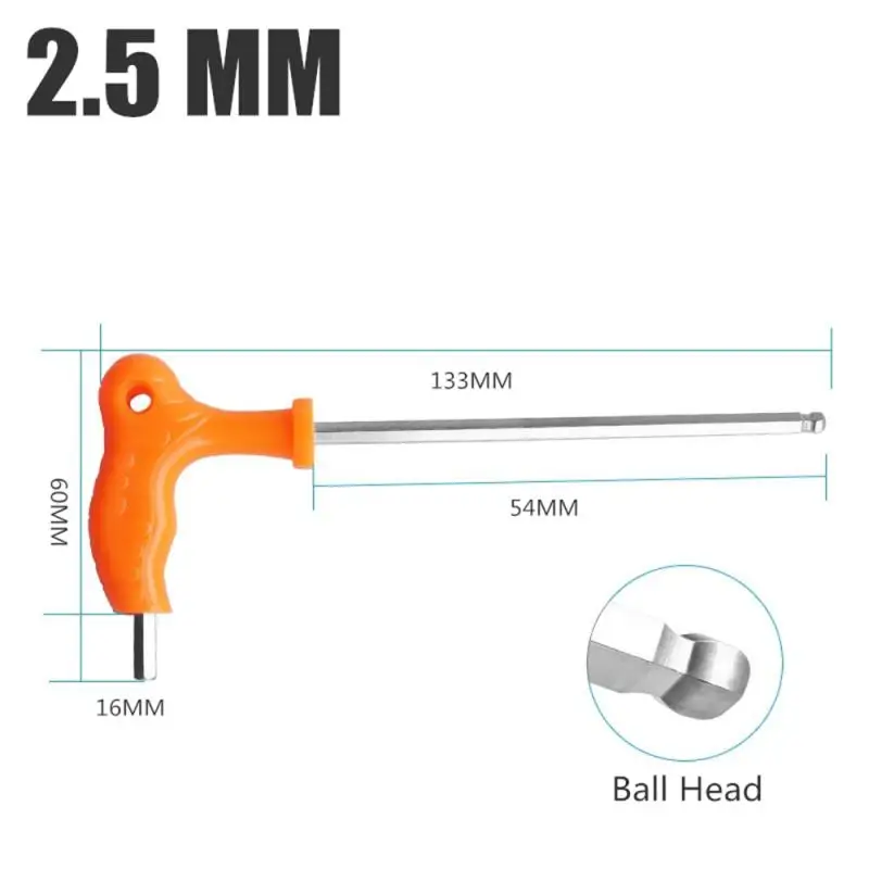 QUARKZMAN Clé Hexagonale à Poignée En T 5mm Métrique Clés