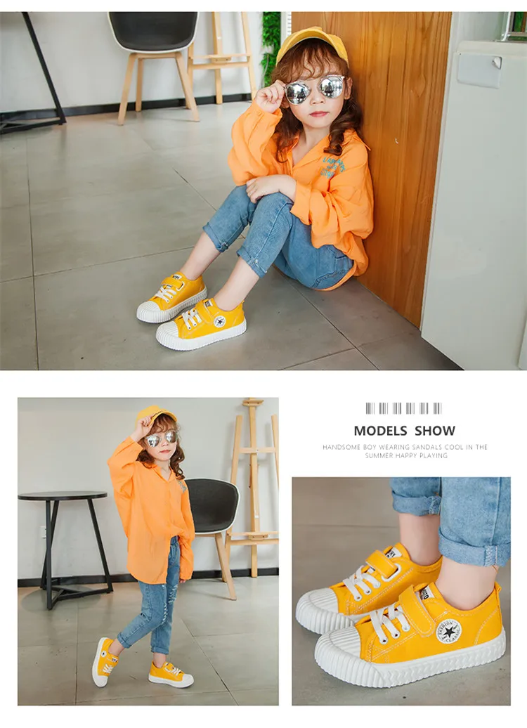JGSHOWKITO Fashion Brand New Unisex Kids Shoes For Boys Girls Children Casual Sneakers Candy Color Sneakers Classic Running Flat