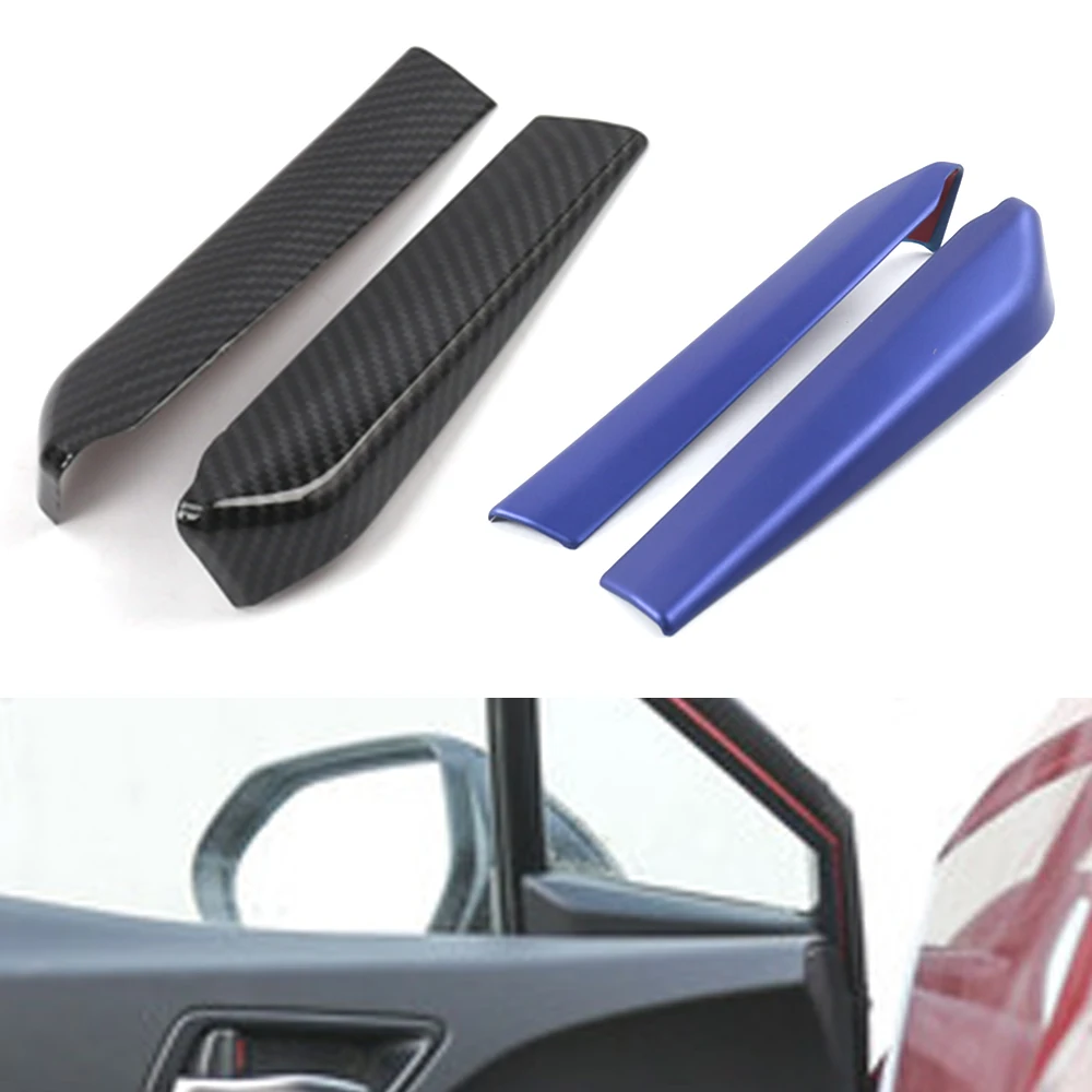 Finestra Di Porta Anteriore Cromata Una Copertura Della Struttura Della Colonna Per Toyota C-Hr Chr 2017 2018 2019 2020 Car Detector Carbon Look Stick