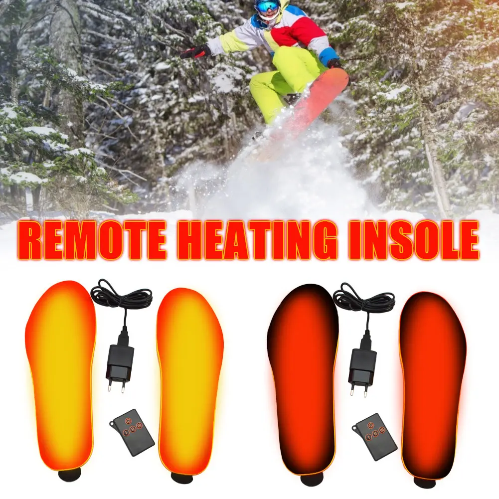 

Winter Remote Heating Insoles Heating Insoles Lithium Battery Electric Insoles for Skiing Hunting Hiking Camping