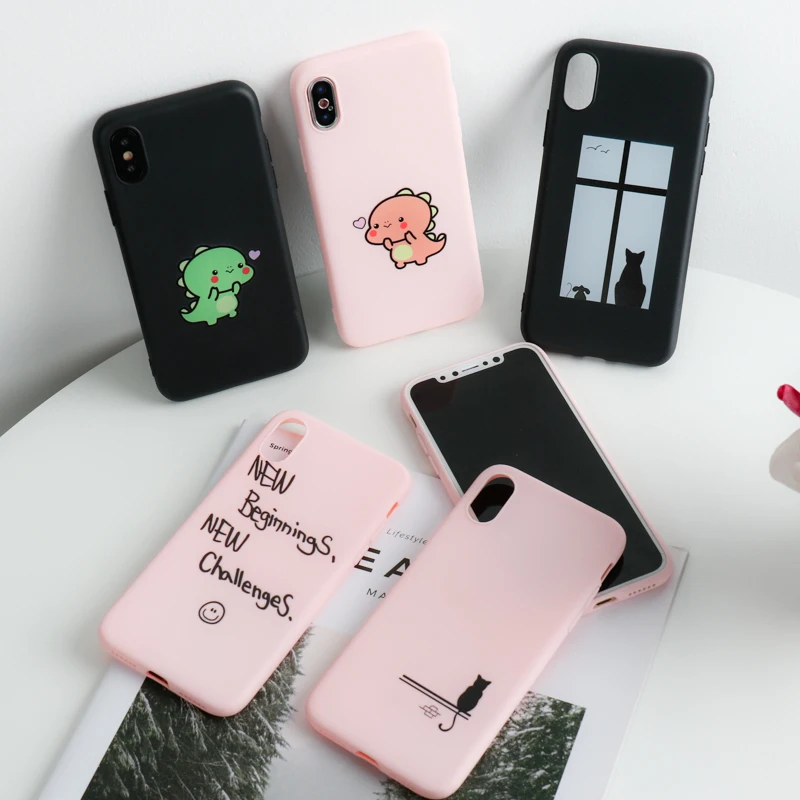 

For Xiaomi Mi 8 Lite Case On Xiomi Mi 8 Lite Cases 3D DIY Painted Soft Silicon Candy Color Covers Xiaomi Mi 8 Lite Fundas Bumper