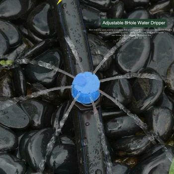 

100Pcs Adjustable Drippers Micro Drip Irrigation Sprinklers Watering System Adjustable Irrigation Drippers New