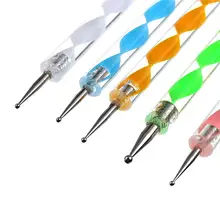 34 шт. УФ комплект гель-лака градиент рисунок кисть Ручка, кисточка для ногтей порошок для очистки от пыли ручка горный хрусталь инструмент для точечного нанесения маникюра