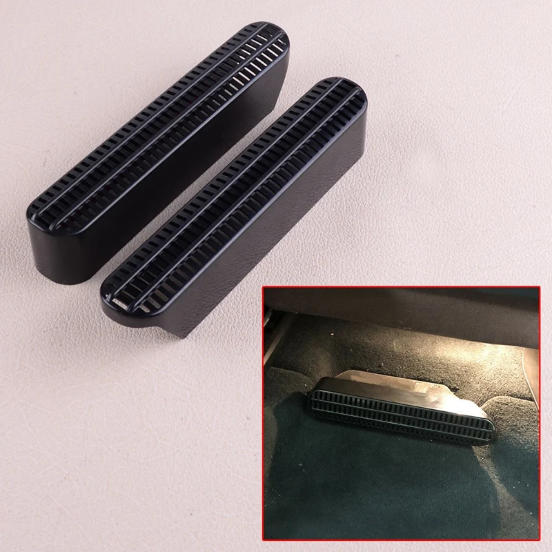 2Pcs Black Car Auto Front Seat Outlet Air Weekly update Vent Cover Under Very popular Dust