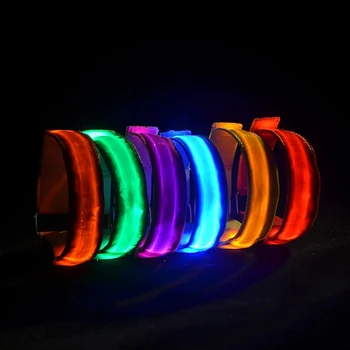 

1pc Running LED Light Armband USB Rechargeable Night Safety Sports Accessories For Cycling Joggle
