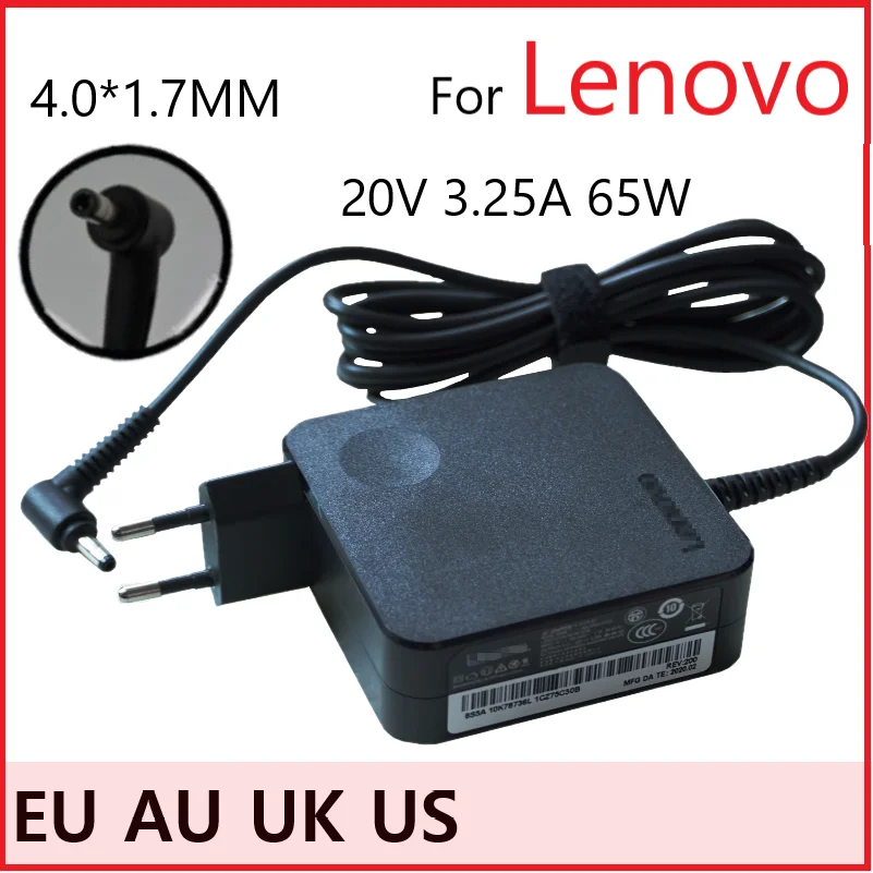 

New 20V 3.25A 65W Laptop Charger for Lenovo Ideapad 310-151SK 510-151SK ADLX65CLGE2A 5A10K78752 Power Cords AC Adapter 4.0x1.7mm