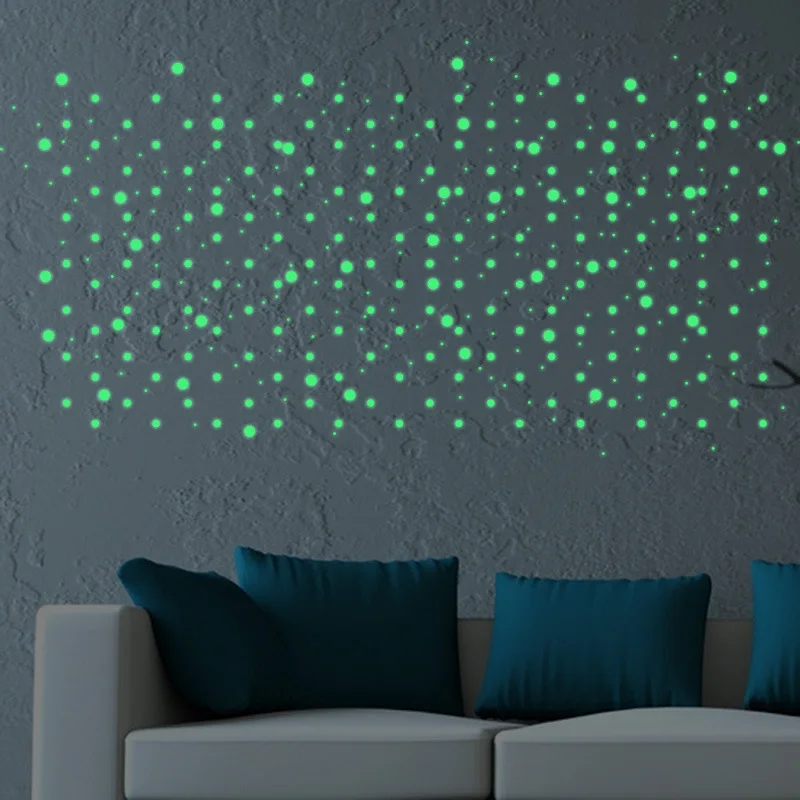 Dotted Night Light Stick 104 407 round Night Light Moon Removable Bedroom Bedside CHILDREN'S Room Decorative Wall YG627