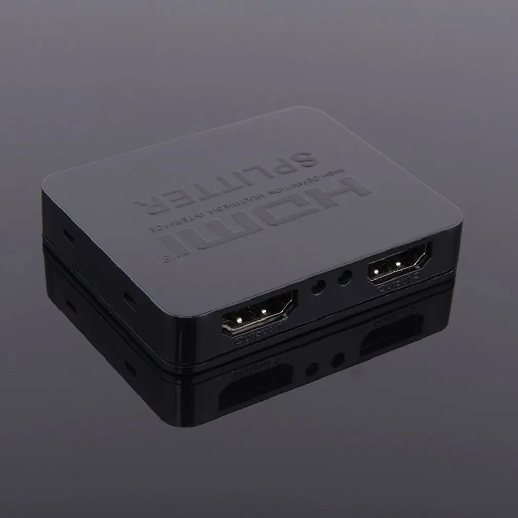 Изысканный дизайн прочный мини Usb Curver One Point два 4k Hdmi Диспенсер 1 в 2 Выход Hdmi сплиттер