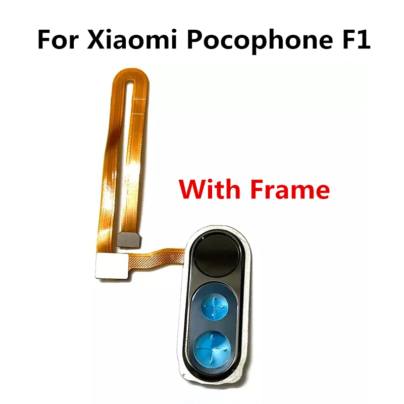 Сканер отпечатков пальцев для ремонта Xiaomi PocoPhone POCO F1 Главная кнопка сканер меню