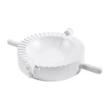 Белый пластиковый Ручной пресс Pierogi плесень клецки плесень