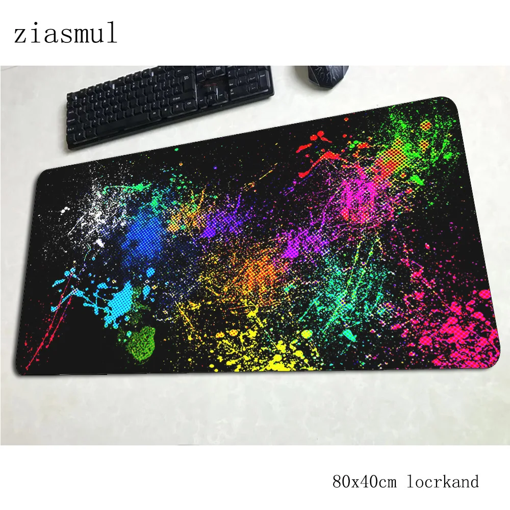 Цветная (rgb) коврик для мыши 800x400x3 мм коврики Аниме Коврик Мыши игровые аксессуары