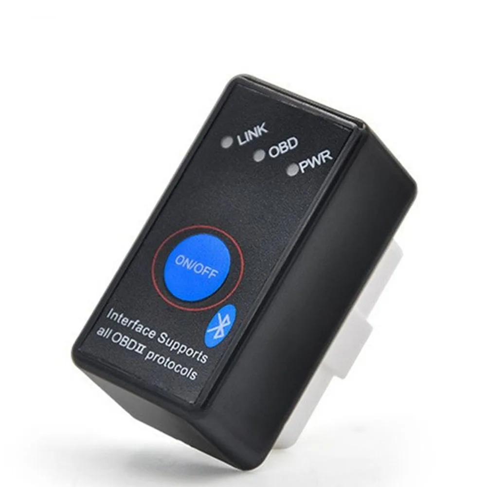 Черный ELM327 Bluetooth OBD2 инструмент сканирования автомобиля диагностический сканер Код читателя инструмент C44 - Цвет: Черный