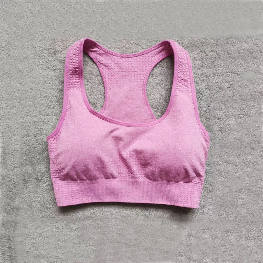 CB1063 violet bra Бесшовные леггинсы для занятий спортом, занятий фитнесом, йогой, высокой талией, спортивные Леггинсы для бега - Цвет: CB1063 violet bra