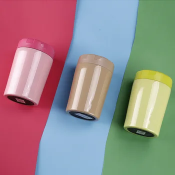 

ZOOOBE 500ML Portable Food Thermos Stainless Steel Thermos with Spoon Lunch Box Vacuum Flasks Thermocup Food Soup Containers