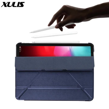 

Case For iPad Pro 11 2018 Cover, Ultra Slim PU Leather + PC Hard Back Flip Stand Cover for iPad Pro 11 Case Magnetic