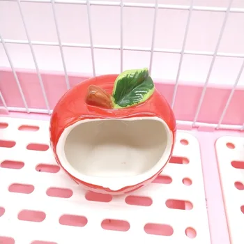 

Cute Hamster Ceramic House Small Animals Totoro Hedgehog Summer Summer Cooling Nest Cage Cave Suitable for Small Pet Toys