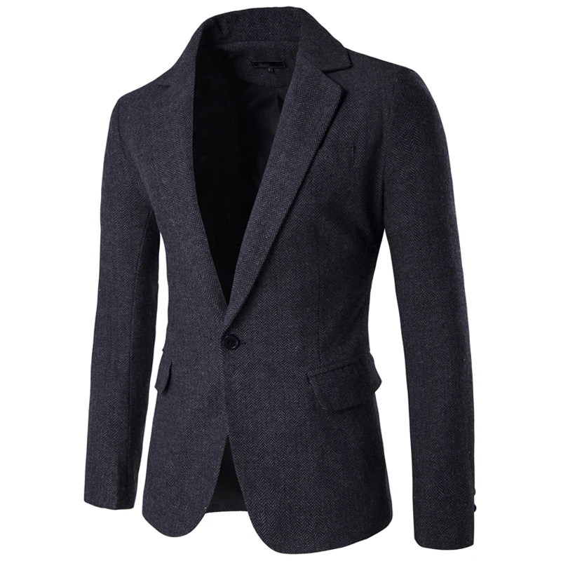 

Nice Nice Tide Nice Blazer Masculino Slim Fit Casual Single Button Men Blazers Pop Tide Comfortable Men Blazer 3 Colors
