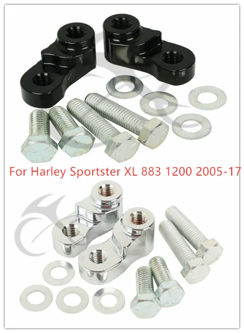 

Motorcycle CNC Aluminum 1" Drop Rear Lowering Kit For Harley Sportster XL 883 1200 2005-17