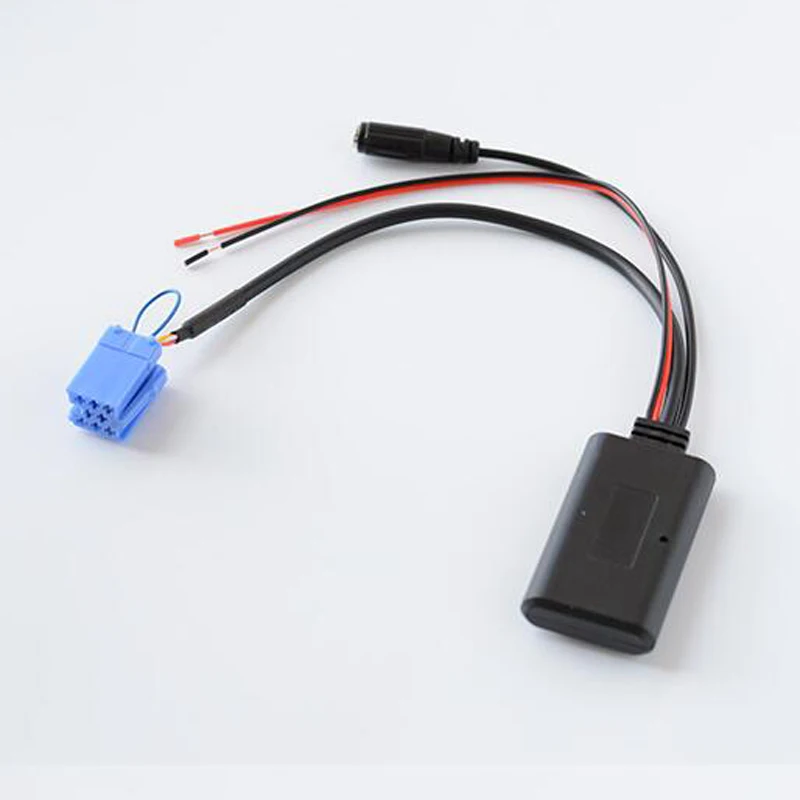 Biurlink Bluetooth беспроводной AUX вход аудио кабель микрофон звонок бесплатный адаптер ISO 8Pin для Smart Fortwo 450 Радио MP3 вспомогательный