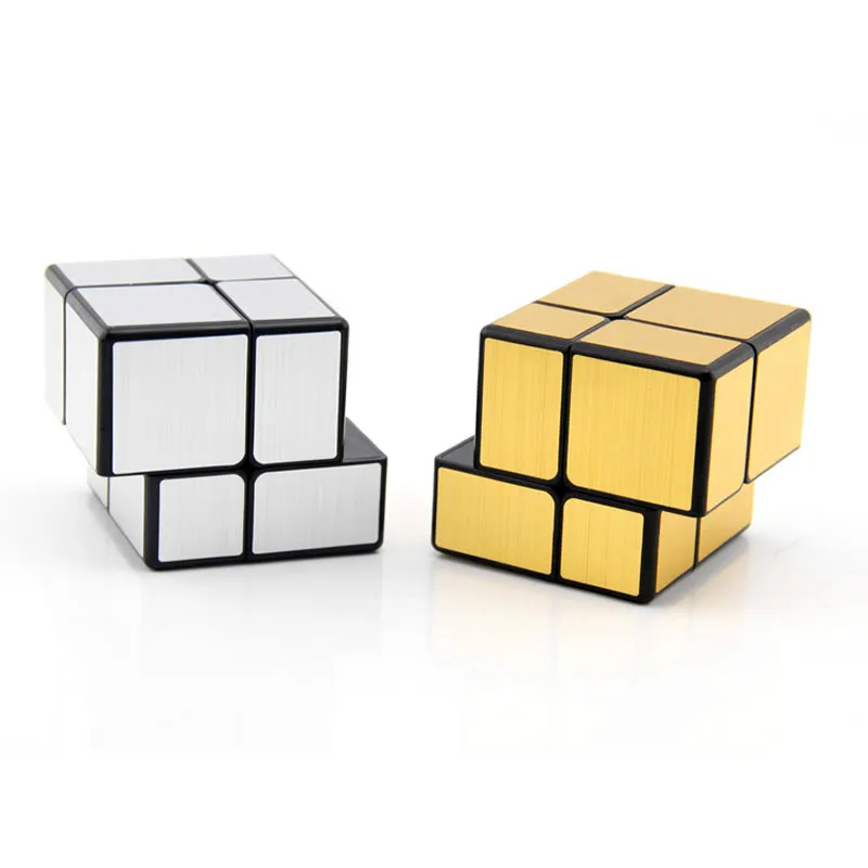 Антистрессовая игра QiYi Mirror 2x2x2 магический куб MoFangGe XMD Cubo Magico профессиональная
