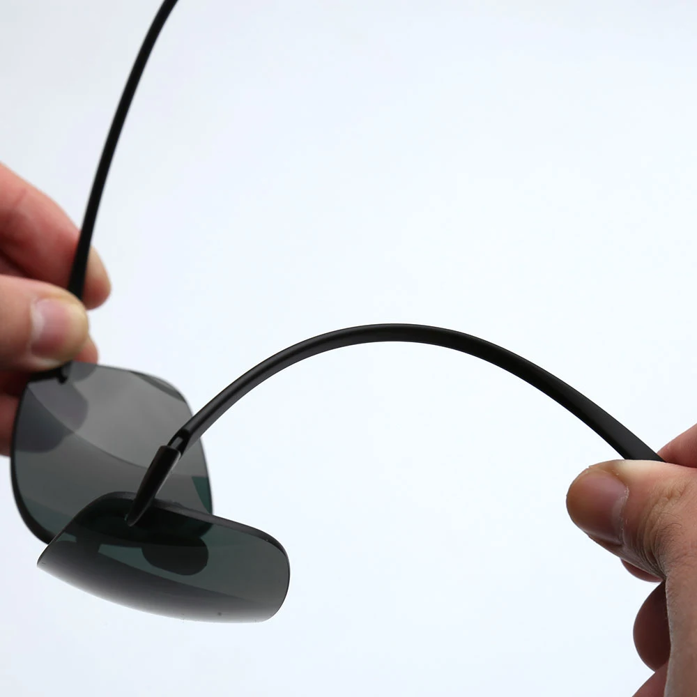 JIM Ultralight Sport Sunglasses for Men Women TR90 Rimless Frame for Running Fishing Cycling Driving_voghion.com