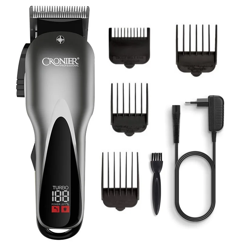 Turbo Powerful hair clipper professional hair trimmer men adjustable