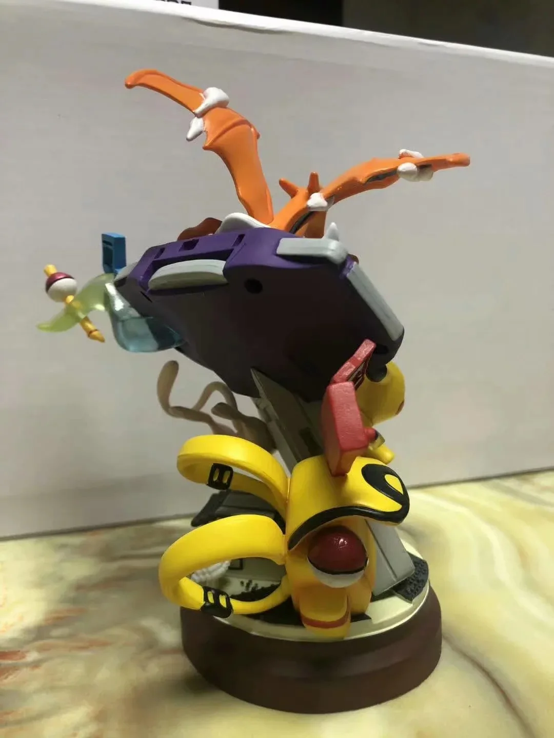 Модель гаража комплект Чаризард Пикачу Dreamy Pet Elf Покемон GK Garage Kit комбинированная сцена