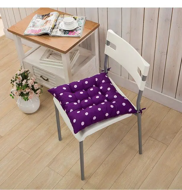 dark purple Зимний стул в скандинавском стиле, Cojines Decoracin Para El Hogar, диванная подушка, Офисная Толстая хлопковая Подушка 35 - Цвет: dark purple