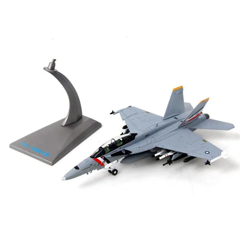 1/100 весы Темно-Синяя армия F/A-18 Strike Fighter Honet 1-18 Fighting Falcon airplane модели для взрослых и детей