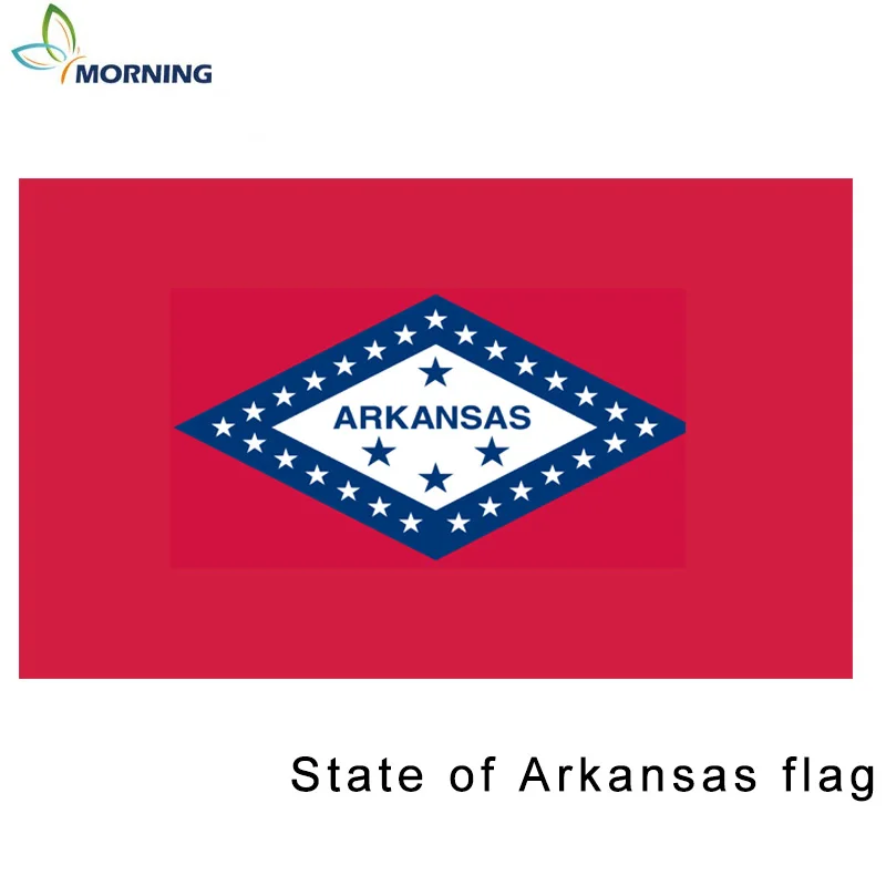 MORNING custom flag 150*90 см Флаг Arkansa